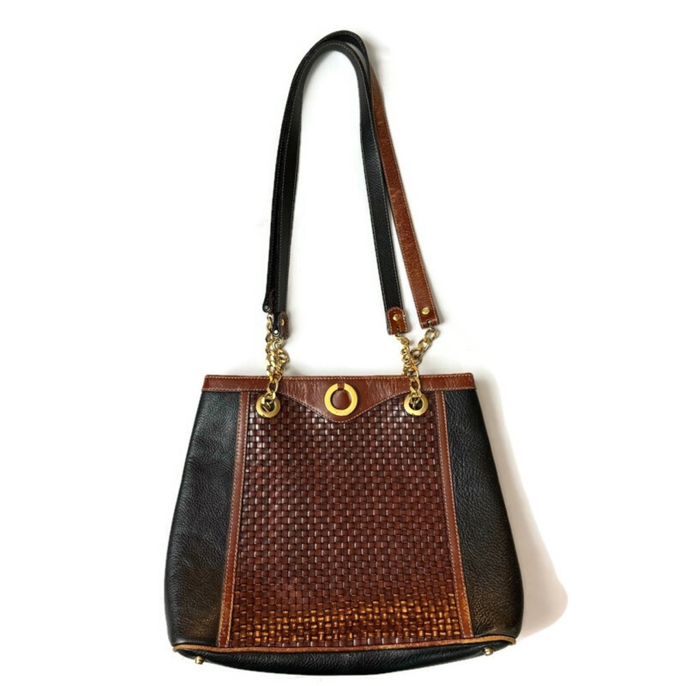 Bally Vintage Woven Bag